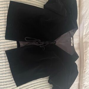 Chic Black Women's Cape Jacket